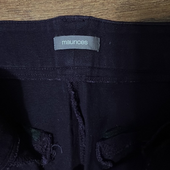 Trouser work pants. Deep purple color. - Picture 2 of 3